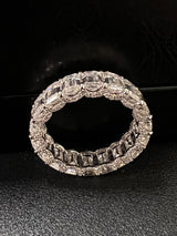 Viral Custom 35.2Ct Wedding Ring VVS1 Grade GRA/ IGI