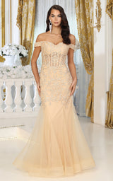 Luxury Beaded Mermaid Evening Dress – Silver, Sage, Gold (Sizes 2 & 4 Only)SI1995