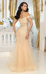 Luxury Beaded Mermaid Evening Dress – Silver, Sage, Gold (Sizes 2 & 4 Only)SI1995