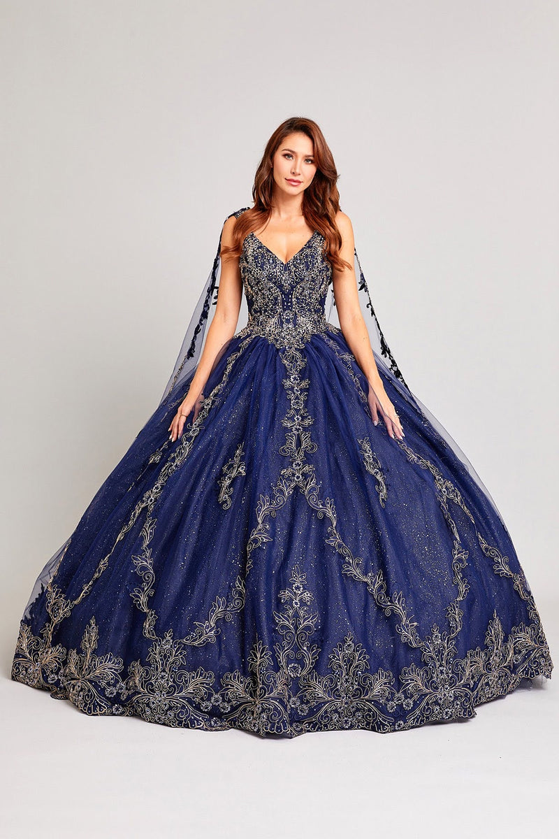 Quinceanera Navy Birthday Dress Sandra's Bridal Collection Quinceanera Navy Birthday Dress Sandra's Bridal Collection