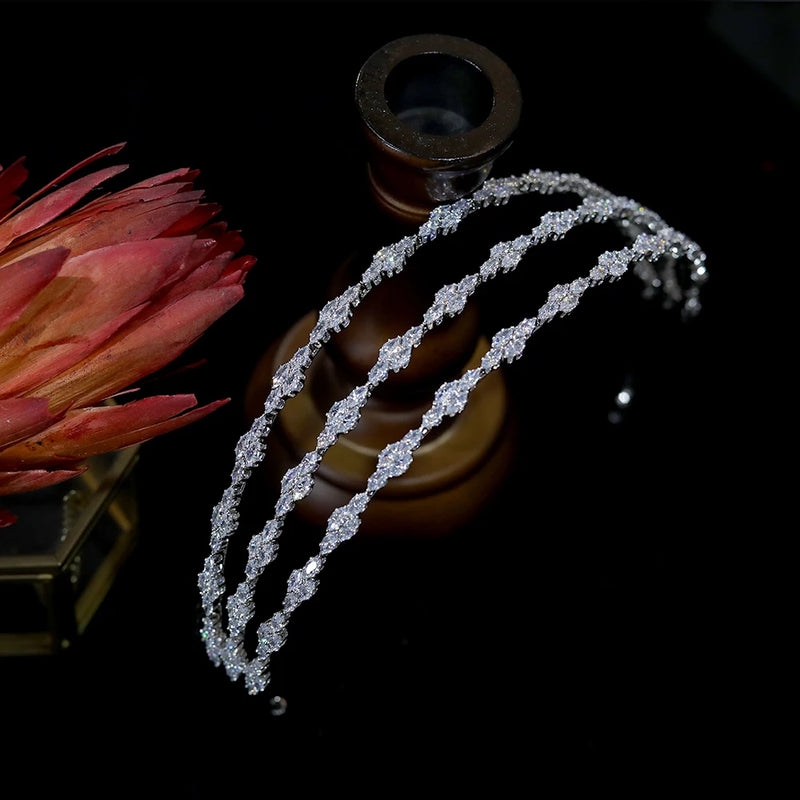 Swarovski Wedding Head band-Riley