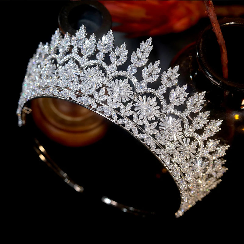 Luxurious and Sophisticated Handmade Wedding Crown -Emily