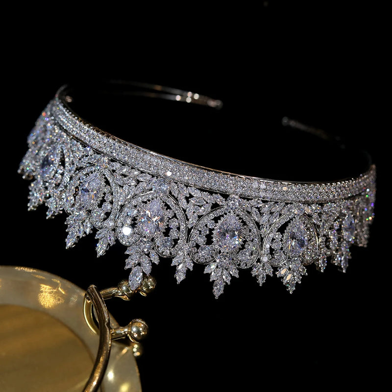 Luxurious Handmade Wedding Crown - Gabby