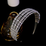 Beautifful Handcrafted Swarovski Bridal Head Band- Anny