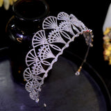 Limited Stock left- Elegant shaped swarovski crystal elements Bridal Tiaras