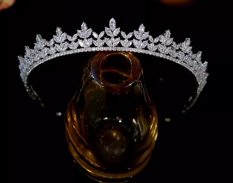 Luxurious Handmade Wedding Crown - Regina