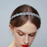 Beautiful Crystal Headband For Wedding -Tiara Band