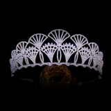 Limited Stock left- Elegant shaped swarovski crystal elements Bridal Tiaras