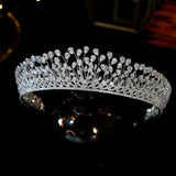Beautiful hand Crafted Swarovski  Crystal Elements wedding Crown- Elowen