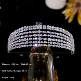 Beautifful Handcrafted Swarovski Bridal Head Band- Anny