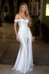 SEI8411LENO satin formal gown high resolution view 7