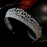 Beautiful hand Crafted Swarovski  Crystal Elements wedding Crown- Elowen
