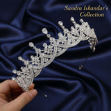 Swarovski elements- Crystal Crown-Tiara  Annalisa