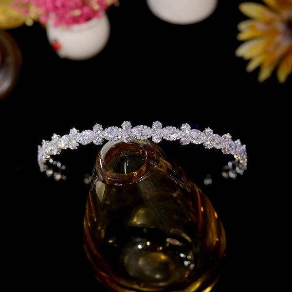 Elegant Hand-made Bridal Head Band Swarovski crystals- Dianna