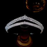 Luxurious Handmade Tiara Wedding Crown -Cleo