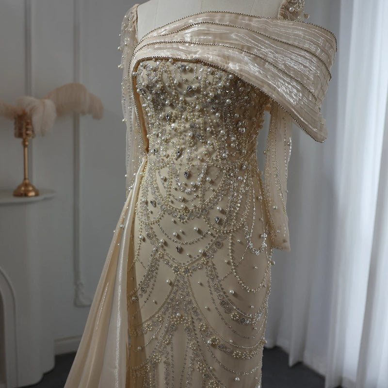 New High Fashion Luxurious Hand Beaded Evening dress Sandra's Bridal Collection New High Fashion Luxurious Hand Beaded Evening dress Sandra's Bridal Collection