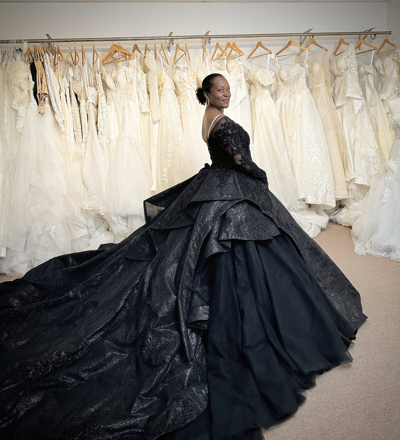 designer black wedding dress It was very important to me to find a black wedding dress designer. When I tell you I hit jackpot finding @alonuko_bespoke, I hit jackpot. She was incredible to work with and