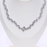 Swarovski Staggered Crystal Necklace and Earring Set