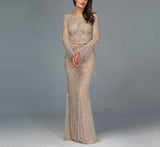 Luxury Tassel Beading Long  Dress / Plus Size available