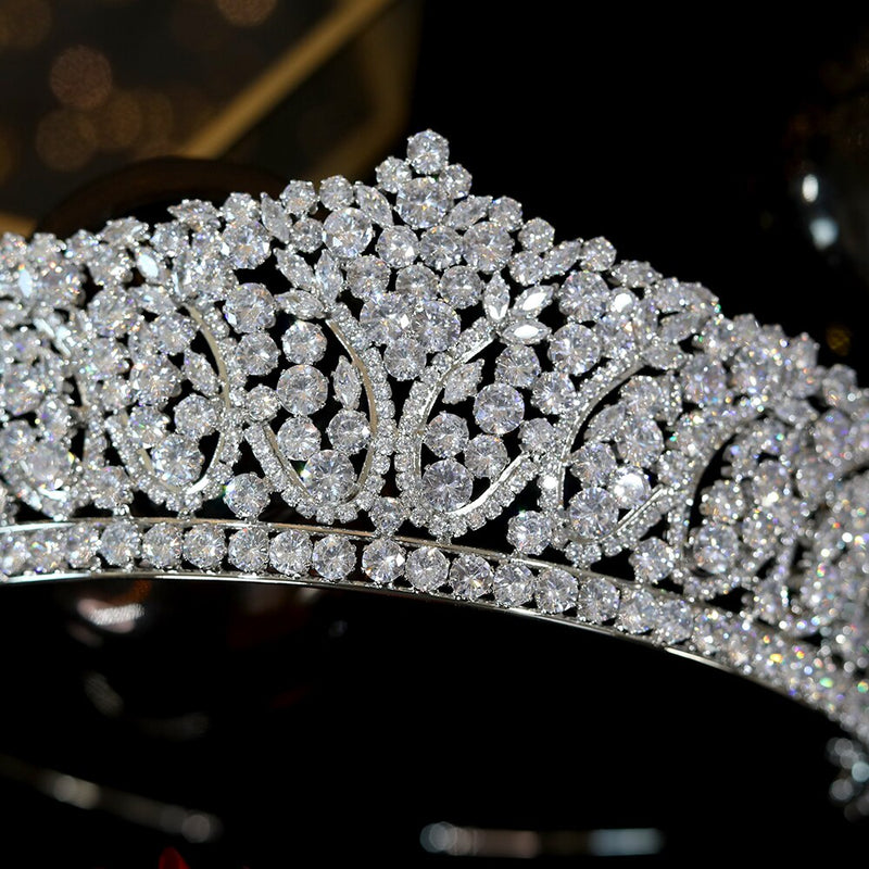 Swarovski Crystal Wedding Head Crown tiara - Maryanne