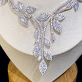 2-piece Swarovski Crystal necklace & earrings