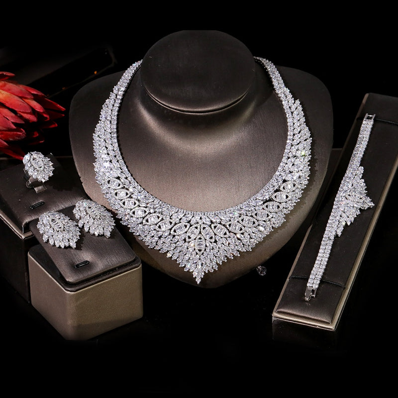 Swarovski Crystal Luxury bridal wedding jewelry
