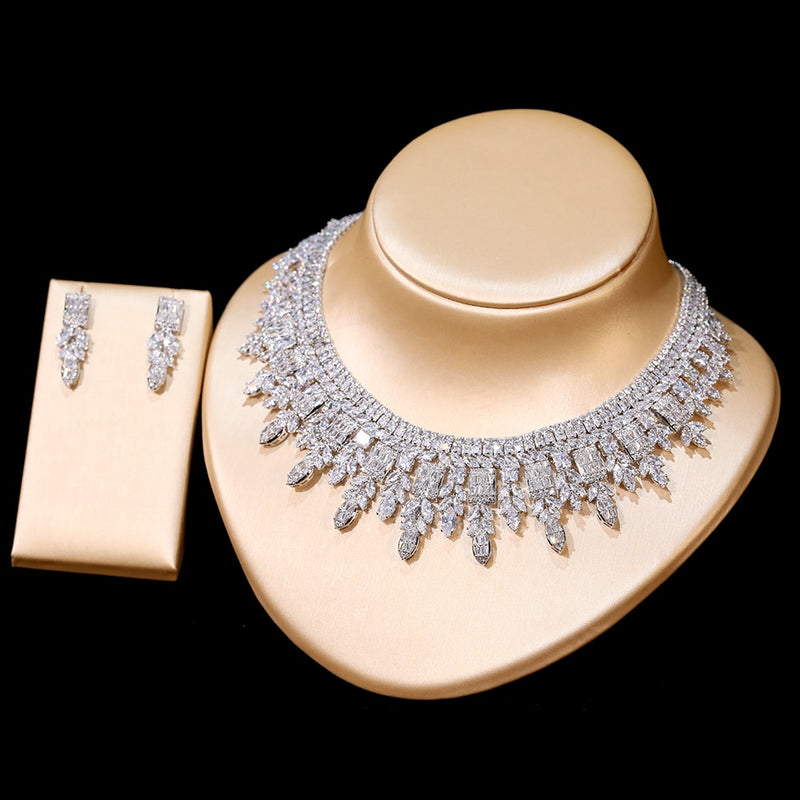 Swarovski Necklace and Earring Set- Kimberly