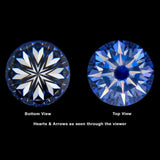 Classic 6 Prong Moissanite Stud Earrings 1CT- 2CT White Gold Plated VVS Lab Diamond Snowflake Studs