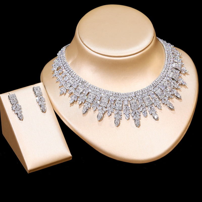 Swarovski Necklace and Earring Set- Kimberly