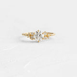 Exquisite Mini Zircon Engagement Rings  - Fine Jewelry