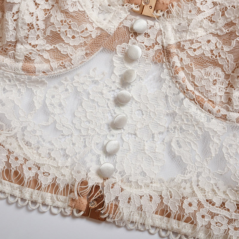 Sexy Lingerie French Cutout Lace