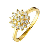 14K Yellow Gold 1.5 Carats Diamond Luxury Engagement & Wedding Ring