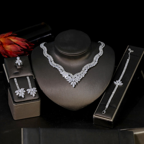 Swarovski Crystal Wedding Jewelry Set - Cathy