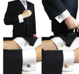Men's Gift Set Tie clip and exquisite Cufflinks