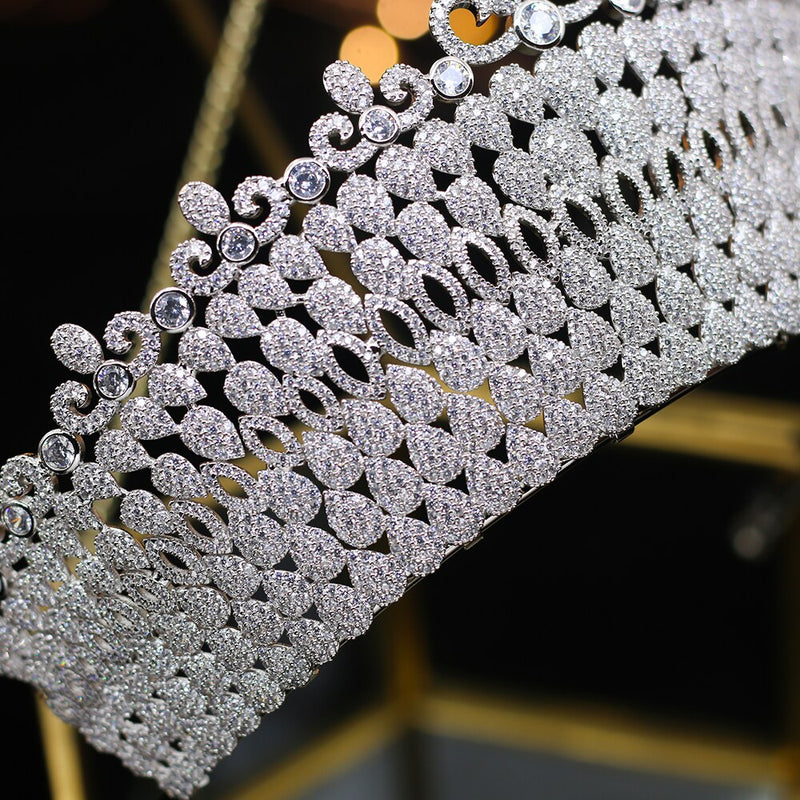 Swarovski Crystal Crown Tiara - Tanya