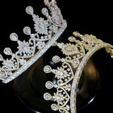 Swarovski Crystal Crown Tiara - Merna