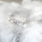 White Gold Plated Moissanite Ring 1.5 CTW -F Color-Moissanite Diamond Wedding Jewelry