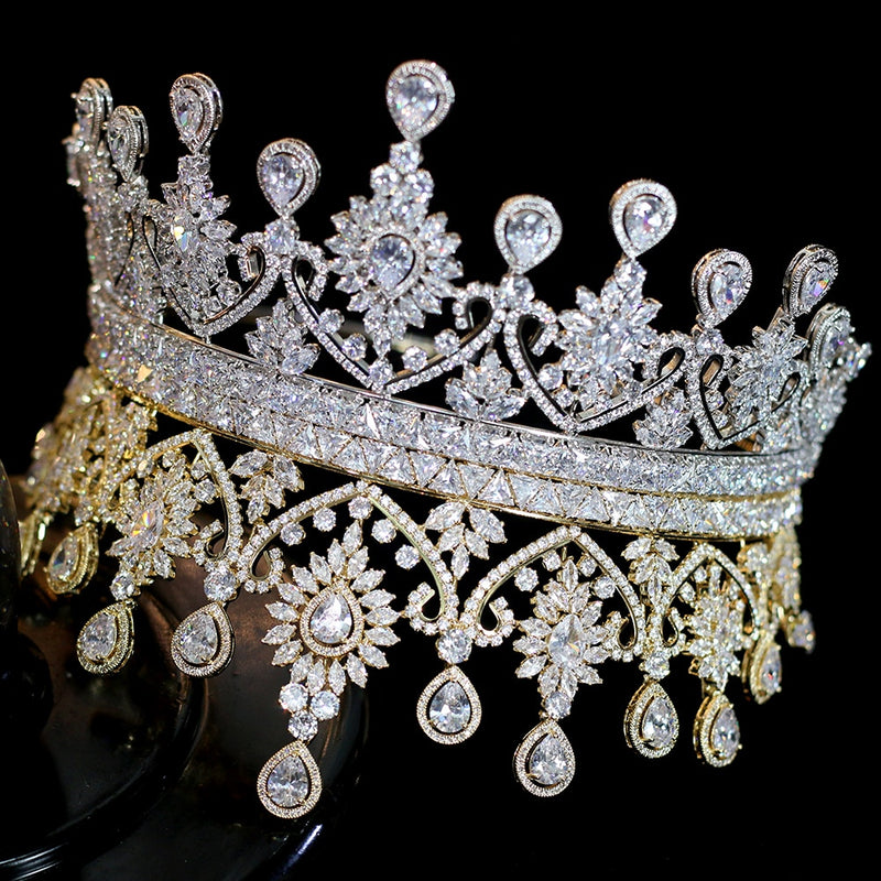 Swarovski Crystal Crown Tiara - Merna