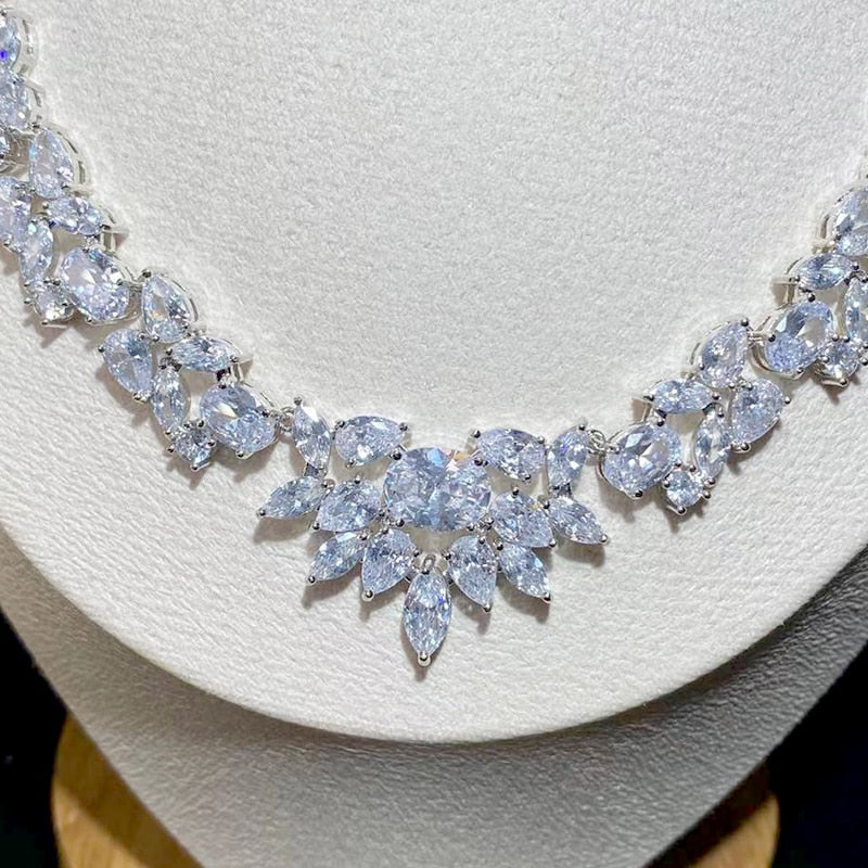 Swarovski Crystal Luxury Bridal Jewelry Set