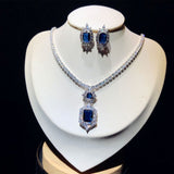 Royal Blue Swarovski Jewelry Set