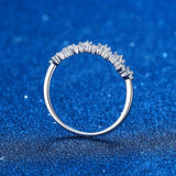 0.4 Carat Diamond Eternity Wedding Band 100% Lab Moissanite Engagement Ring