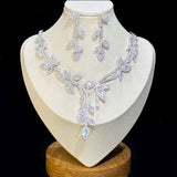 2-piece Swarovski Crystal necklace & earrings