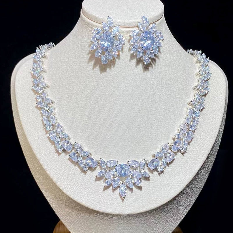 Swarovski Crystal Luxury Bridal Jewelry Set
