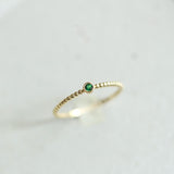 Vintage Emerald Luxury Wedding Engagement Ring