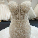 New Arrival !! - Elegant Mermaid Gown with Lace