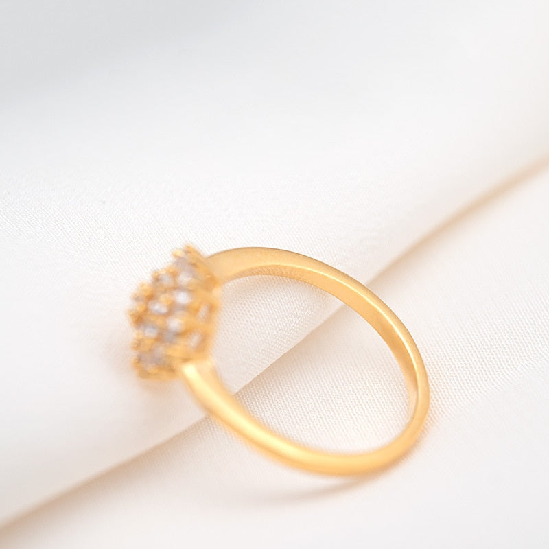 14K Yellow Gold 1.5 Carats Diamond Luxury Engagement & Wedding Ring