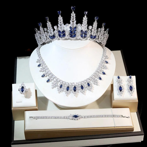 Luxury Bridal Jewelry Set (multiple color options)