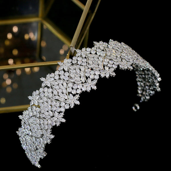 Swarovski Bridal Headband Engagement - Araceli