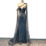 Luxurious Elegant Crystal Evening Gown