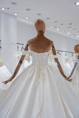 Luxury Princess 2023 model Wedding Dress Off the Shoulder Lace Appliques